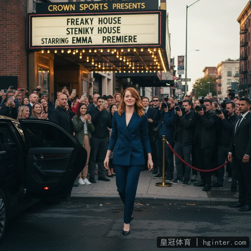 皇冠体育 - 电影明星艾玛·斯通主演新片《怪诞之家》首映引爆热议 配图1
